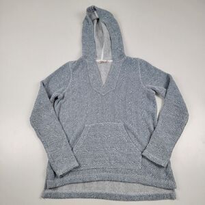 Faherty Hoodie Adult Blue Pullover Pocket Whitewater‎ Drug Rug Womens XS